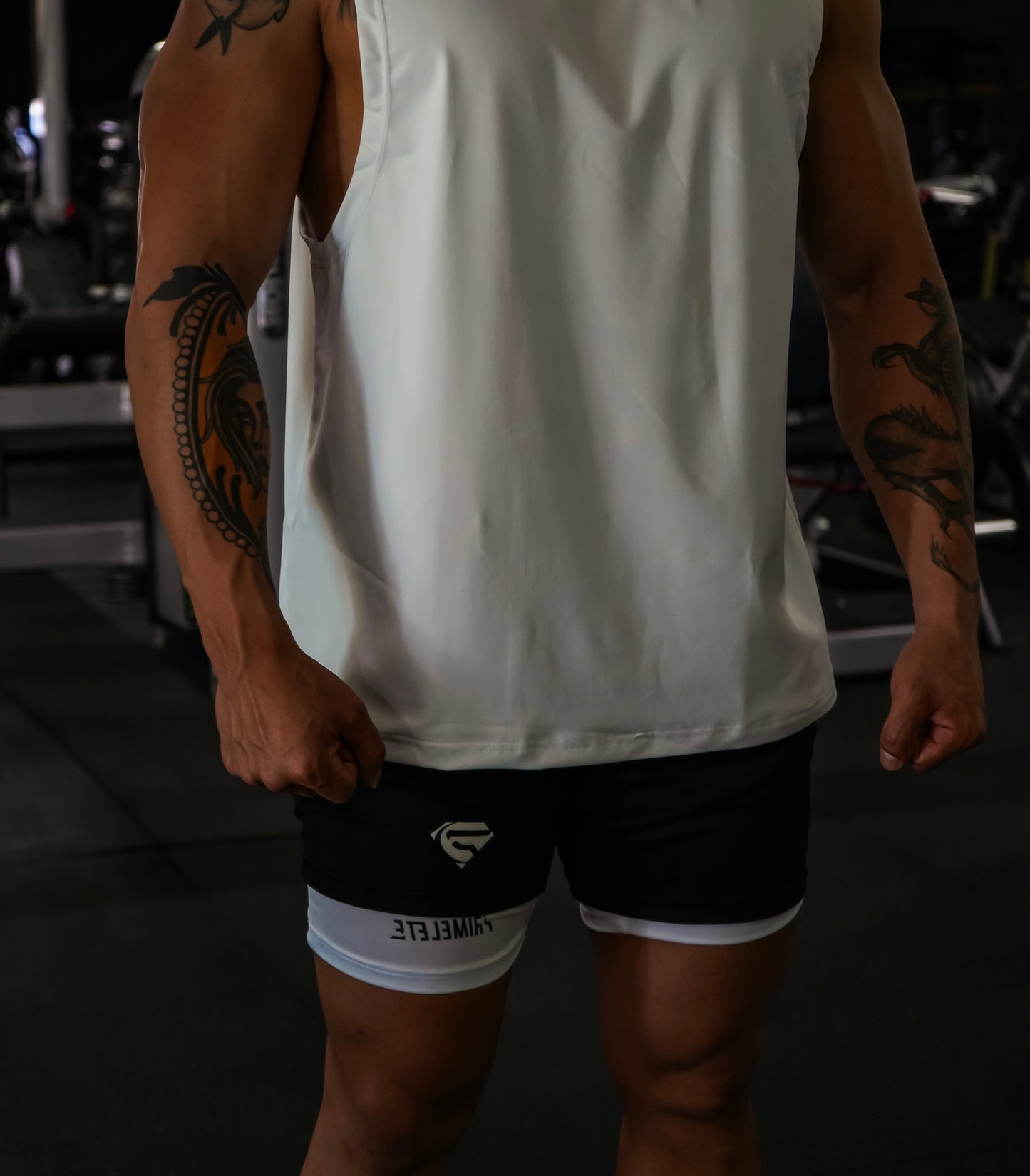 Black "Flex Fit Duo" Shorts