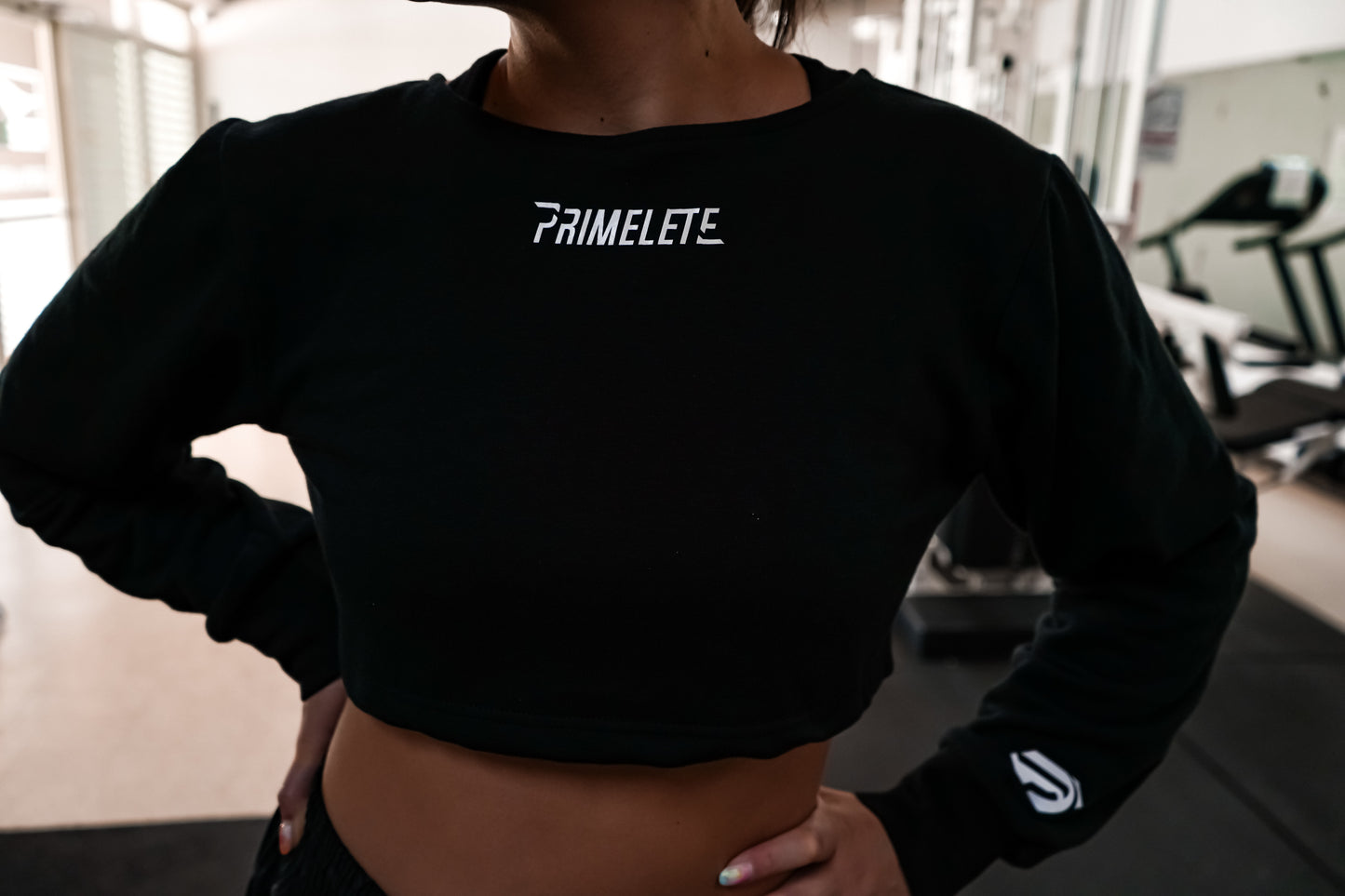 Black Women Crop Top